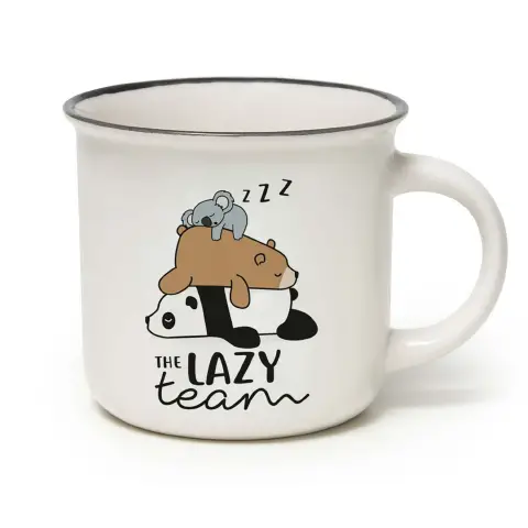 Legami - Cup-puccino Tazza In Porcellana Lazy Team