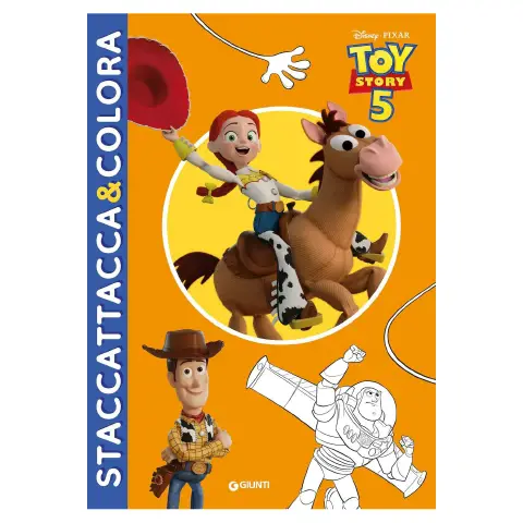 Toy Story 5 - Libro Staccattacca e Colora con Adesivi