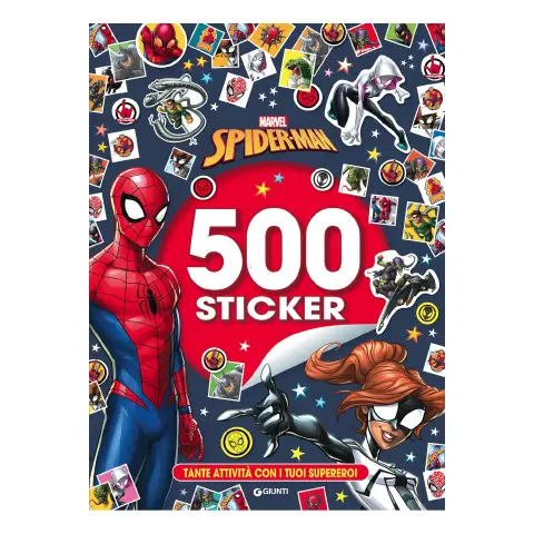 Spider-Man - Libro con 500 Sticker e Adesivi