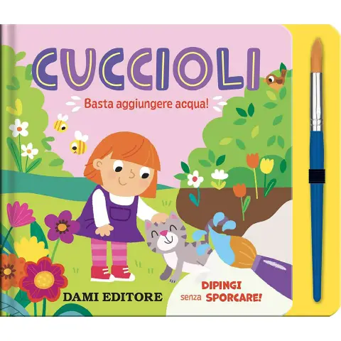 Libro Acquacolor da Colorare con Acqua - Cuccioli