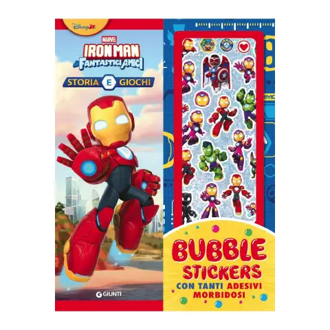 Iron Man - Libro con Bubble Stickers Marvel