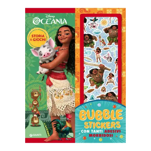 Oceania - Libro con Bubble Stickers Disney