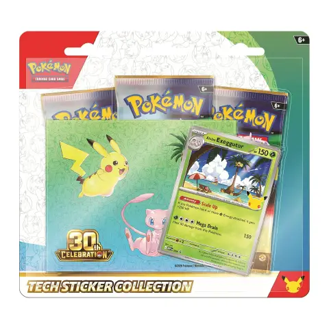 Pokemon 30° Anniversario - Collezione Con Adesivi Exeggutor