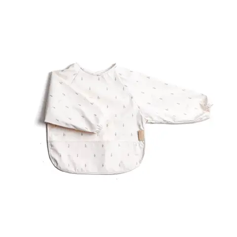 Bamboom Bavaglino Impermeabile con Maniche Lunghe Fawn Pink