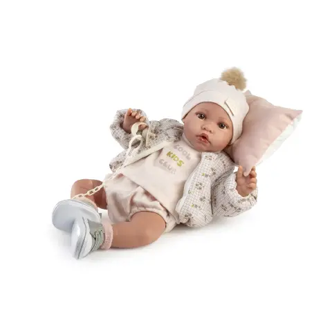 Bambola Appena Nata con Cuscino Erika – 40 cm