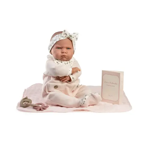 Bambola La Mia Prima Reborn Berta con Copertina - Bambola Neonato 52 cm
