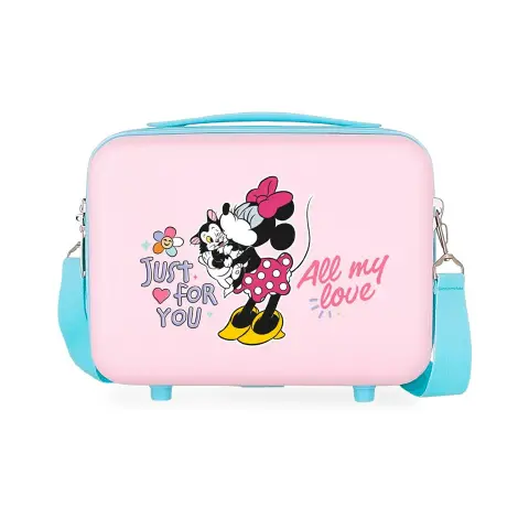 Beauty case ABS Minnie All My Love Rosa-Turchese Disney