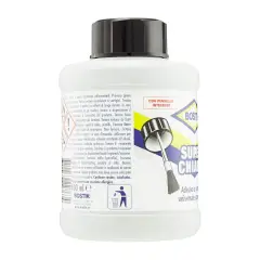 Colla Attaccatutto a Contatto Bostik Superchiaro Flacone Con Pennellino gr. 400 - Nastri adesivi e colle