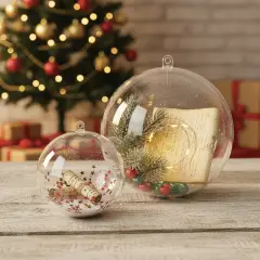 Appendibile Kristal 3D – Sfera Ø 80 mm - Cellulosa Plastica Polistirolo