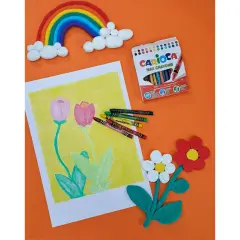 Pastelli a Cera Wax Carioca – 100 Pezzi in 24 Colori - Pastelli a cera