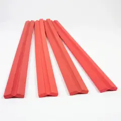 Coprispigoli EVA 120 cm Rossi – Set 4 Profili Paraspigoli per Sicurezza - Protezioni e sicurezza