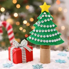 Diamanti Autoadesivi 11 mm – Rotolo 1,5 Metri – Decorazioni Creative per Lavoretti - Applicazioni e decori