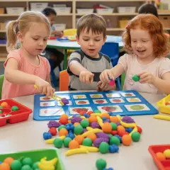 Fruits for Classification 108 Pieces - Educational Set for Learning and Games - Classification and Mathematics