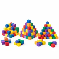 Set di Cubetti Colorati in Schiuma – Set da 102 Pezzi (2x2 cm) - Classificazione e matematica