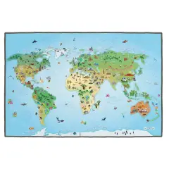 Tappeto del Mondo - Cm 140x200 - Tappeti per il gioco