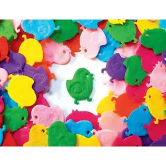 Sagomine Pulcini in Feltro 100 Pezzi - Applicazioni e decori