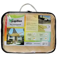 VELA OMBREGGIANTE TRIANGOLARE ANTI UV - LATO 5 MT. - 