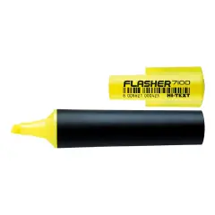 Evidenziatore Flasher 10 Pezzi Giallo - penne pennarelli ufficio