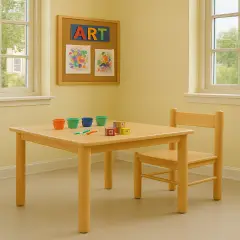 Sedia Infanzia Valentina Seduta H 31cm. Conforme CAM - Sedie in legno