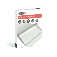 Pouches Fogli di Laminazione Lucidi A3 Spessore 75 micron: Proteggi i tuoi Documenti con Eleganza - rilegatrici/plastificatrici