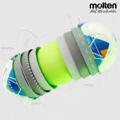Pallone Calcio Molten 4 F4N1000 (consegnato sgonfio) - Palle e palloni
