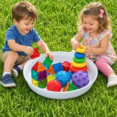 Vassoio Jumbo Circolare Diametro 69 Cm, Bianco - Giochi acqua e sabbia