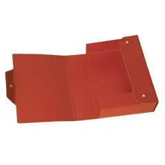 Cartella Portaprogetti Con Bottone Rossa Dorso 6 Cm - Cancelleria varia