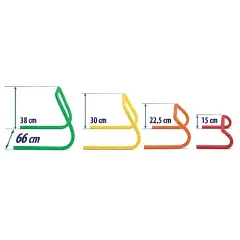 Ostacoli Colorati Set 4 Altezze - Percorsi psicomotori