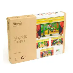 Teatrino Magnetico per Bambini con 15 Personaggi e 4 Fiabe Classiche, Gioco Educativo - costruzioni magnetiche