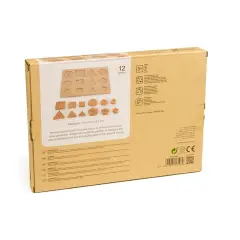 Geo Sensory Shapes – Puzzle Sensoriale in Legno - Incastri e puzzle in legno
