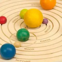 Puzzle Educativo Sistema Solare 3D per Bambini con Pianeti, Schede e Guida Didattica - Incastri e puzzle in legno