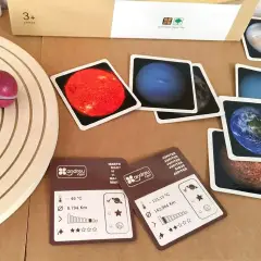 Puzzle Educativo Sistema Solare 3D per Bambini con Pianeti, Schede e Guida Didattica - Incastri e puzzle in legno