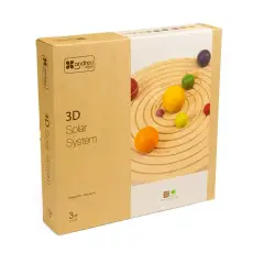 Puzzle Educativo Sistema Solare 3D per Bambini con Pianeti, Schede e Guida Didattica - Incastri e puzzle in legno
