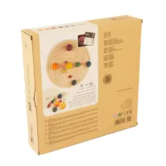 Puzzle Educativo Sistema Solare 3D per Bambini con Pianeti, Schede e Guida Didattica - Incastri e puzzle in legno