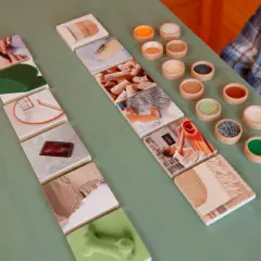 Sensory Real Pics – 12 Cilindri + 12 Immagini - Sviluppo sensoriale