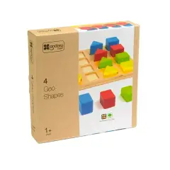 Incastri Geoforme in Legno per Bambini: Geometria, Logica, Classificazione, Motricità Fine - Primi giochi