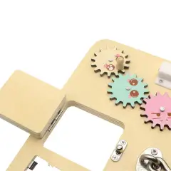 Tavola Sensoriale in Legno – 15 Attività - Motricità fine