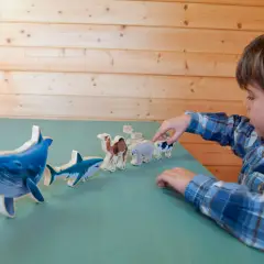 Puzzle Dimensioni degli Animali, Gioco Educativo in legno con Immagini Reali - Incastri e puzzle in legno