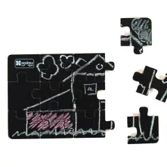 Puzzle Lavagna per Gessetti, Gioco Educativo Diorama - Incastri e puzzle in legno