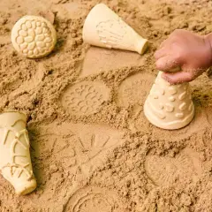 Rulli Conici EcoFriendly con Motivi Natura in Rilievo, Set 6 Rulli - Paste per modellare