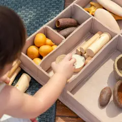 Geometria in Natura STEM Kit con Loose Parts, Gioco Euristico per Bambini dai 18 Mesi - leggere scrivere contare racco