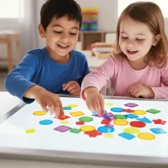 Bottoni da Infilare Traslucidi – 72 Pezzi con Lacci - Motricità fine