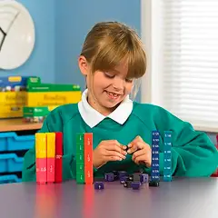 Cubi delle Equivalenze, Set 51 Pezzi con Frazioni, Decimali e Percentuali - Classificazione e matematica