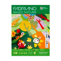 Cartoncino Colorato Magic Nature, 200 Fogli cm.24x32 in 20 Colori da 120 a 290 gr/mq - Carta e cartoncino