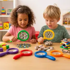 Lenti Jumbo con Effetti Speciali per le Prime Scoperte Visive, Set 6 Lenti per Bambini - Sviluppo sensoriale