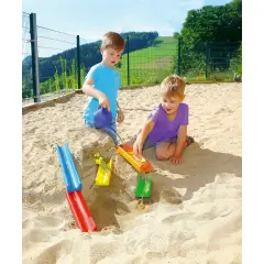 Pista Sensoriale Acqua E Biglie In Legno - Costruzioni in legno