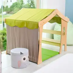 Angolo Gioco Casetta degli Elfi, Gioco in Legno da Interni Per La Scuola Dell'Infanzia - Rifugi e tane