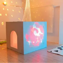 Casetta Morbida Scomponibile Bianca - 150x150x135 cm - Banchi antropometrici