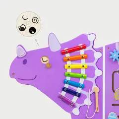 Pannello Murale Multiattività Dinosauro - Motricità fine