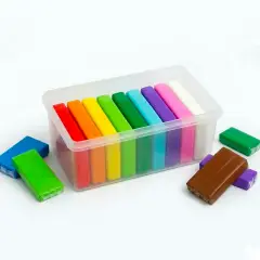 Plastilina Giodicart Pasta da Modellare Colorata, Set 10 Colori da 50 gr. - Paste per modellare